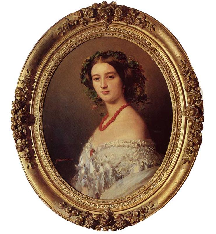 Franz Xaver Winterhalter Malcy Louise Caroline Frederique Berthier de Wagram, Princess Murat